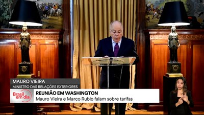Ministro fala sobre tarifas dos EUA durante reunião em Washington