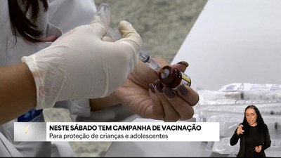 Dia D de vacinação para crianças e adolescentes ocorre neste sábado (18)