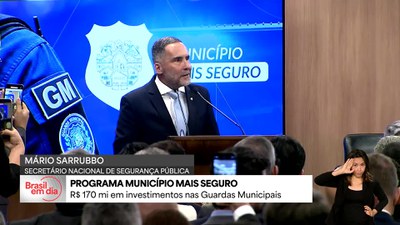 Governo anuncia R$ 170 milhões para modernização das guardas municipais