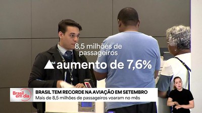 Número de brasileiros que viajaram de avião foi recorde em setembro