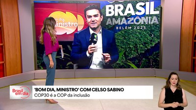 COP 30 é a COP da Inclusão, afirma Celso Sabino no Bom Dia, Ministro