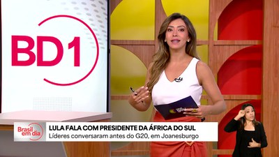 Lula fala com presidente da África do Sul antes do G20, em Joanesburgo