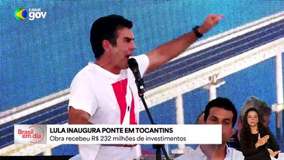 Presidente Lula inaugura ponte em Tocantins