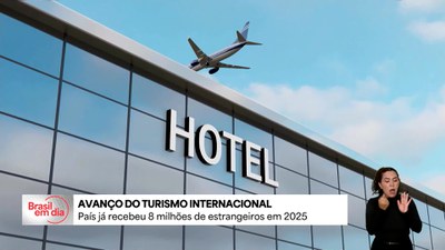 Brasil já recebeu 8 milhões de turistas estrangeiros em 2025