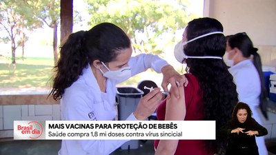 Estados recebem vacina contra vírus principal causador da bronquiolite em bebês