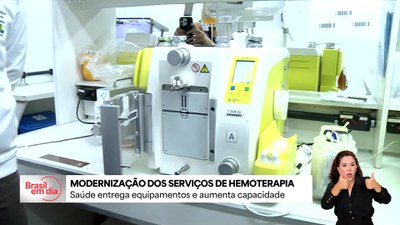 Saúde entrega equipamentos e aumenta capacidade de armazenamento de plasma