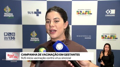 Campanha de Vacinação em Gestantes: SUS inicia vacinação contra vírus sincicial