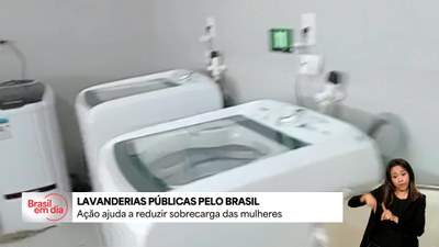 Lavanderias públicas ajudam a reduzir sobrecarga das mulheres