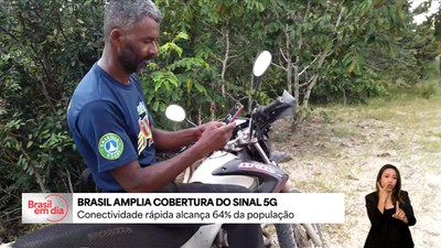 Cobertura do sinal 5G alcança 64% da população