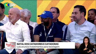 Presidente Lula e ministros celebram mais um Natal dos Catadores, em SP