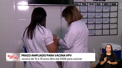 Ministério da Saúde amplia prazo para jovens se vacinarem contra o HPV