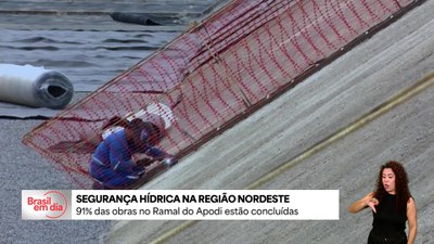 91% das obras no Ramal do Apodi estão concluídas