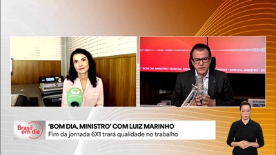 Bom Dia, Ministro: fim da jornada 6X1 pode melhorar qualidade do trabalho no país