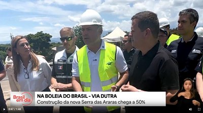 Caravana “Na Boleia do Brasil” roda região Sudeste e visita obras na Via Dutra, no RJ