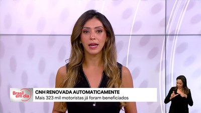 Mais de 323 mil motoristas já tiveram a CNH renovada automaticamente