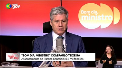 No Bom Dia, Ministro, Paulo Teixeira fala sobre avanço da reforma agrária