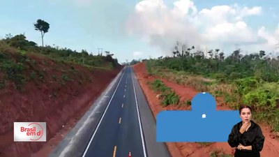 Trecho pavimentado da BR–422 no Pará é entregue à população