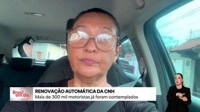 Mais de 324 mil motoristas já foram beneficiados pela renovação automática da CNH