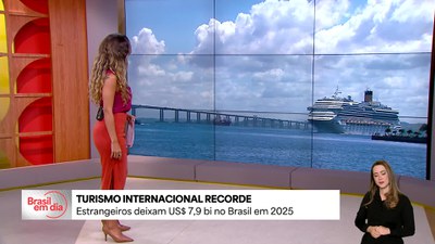 Recorde: turistas estrangeiros deixam US$ 7,9 bilhões na economia do Brasil em 2025