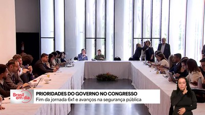 Fim da escala 6 x 1 e segurança publica são projetos prioritários do governo no Congresso
