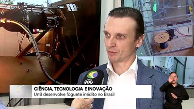 UnB desenvolve motor de foguete inédito no Brasil com impressão 3D metálica