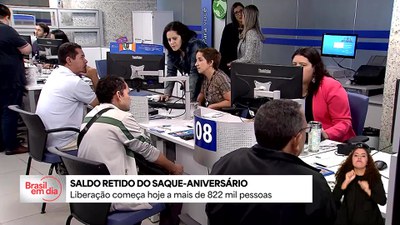 Governo inicia pagamento de R$ 3,9 bilhões a trabalhadores com saldo retido no saque-aniversário