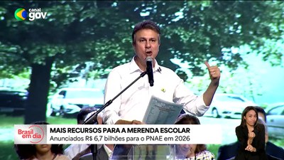 Governo do Brasil anuncia reajuste de 15% na merenda escolar