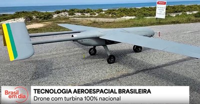 Drone com turbina tem desenvolvimento 100% nacional