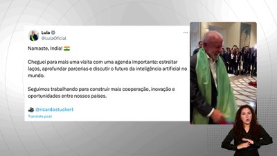 Lula chega a Nova Délhi para discutir oportunidades de cooperação entre Brasil e Índia