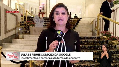 Lula se reúne com CEO da Google