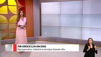 PIB cresce 2,3% em 2025