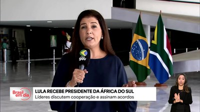 Lula recebe presidente da África do Sul para ampliar comércio e investimentos