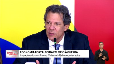 Economia brasileira está fortalecida em meio à guerra, avalia Ministério da Fazenda
