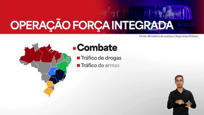 Operação em 15 estados combate tráfico de drogas, armas e outros crimes