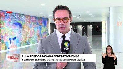 Lula abre Caravana Federativa em SP