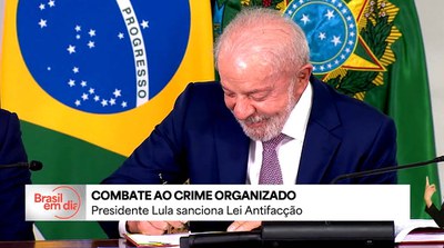 Lula sanciona lei que fortalece combate ao crime organizado
