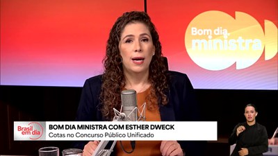 Esther Dweck fala sobre o avanço das cotas no CPNU em entrevista ao Bom Dia, Ministra