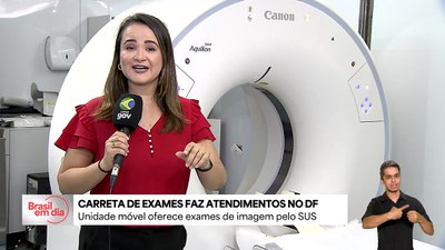 Primeira carreta de exames de imagem do Agora Tem Especialistas chega ao DF