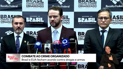 Acordo com os Estados Unidos vai fortalecer combate ao tráfico de armas e drogas
