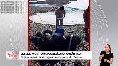 Estudo monitora poluição na Antártica