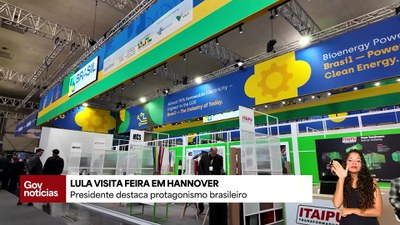 Lula visita Feira Industrial de Hanôver, na Alemanha