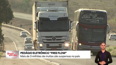 Pedágio free flow: mais de 3 milhões de multas são suspensas