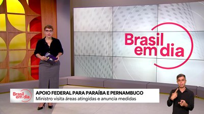 Ministro visita áreas atingidas e anuncia medidas para Paraíba e Pernambuco
