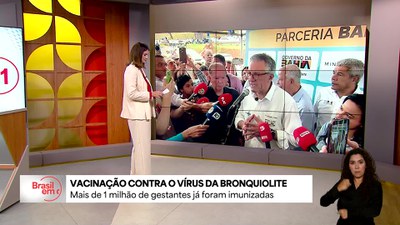 Um milhão de gestantes já foram vacinadas contra vírus que causa bronquiolite em bebês