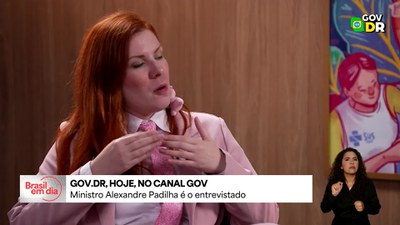 Canal Gov exibe episódio do Gov DR que traz bate-papo com o ministro Alexandre Padilha