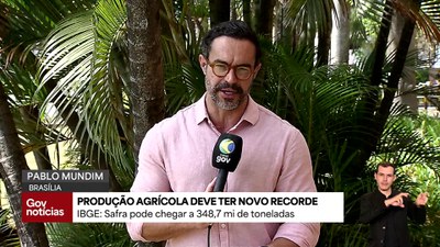 IBGE: safra pode chegar a 348,7 milhões de toneladas