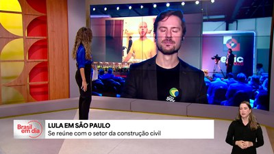 Em SP, Lula encontra setor da construção e anuncia crédito para motoristas de app e taxistas