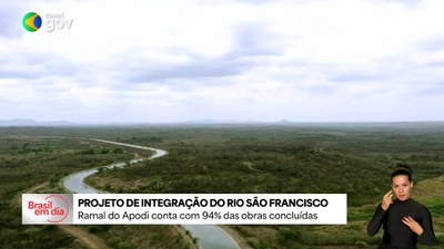 Projeto de integração do Rio São Francisco: obras do Ramal do Apodi atingem 94% de execução