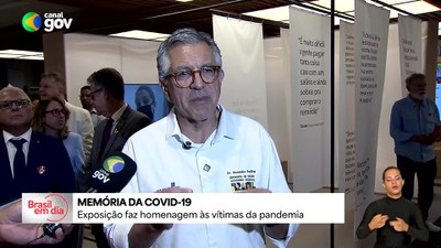 Ministério da Saúde abre exposição inédita sobre a memória da Covid-19