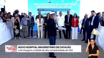Em Goiás, presidente Lula inaugura Hospital Universitário de Catalão